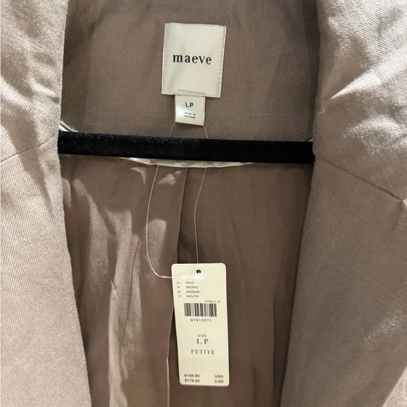 Anthropologie Maeve linen Blazer - Picture 2 of 5